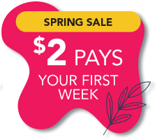 $2 pays your first week