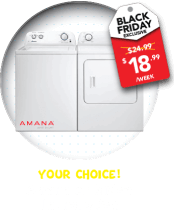 Amana or Midea Laundry Set