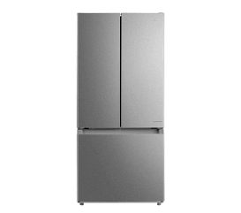 18 CF French Door Refrigerator, 30" Wide