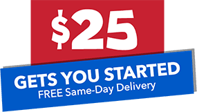 red, white & boom! Get Your Started Free Same-Day Delivery